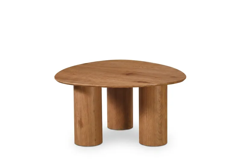 Nova Sofabord Triangelformet 85 cm, Eik