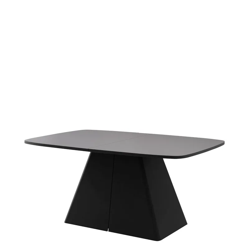 Novaj Spisebord uttrekkbart 180-256 cm, svart, grå