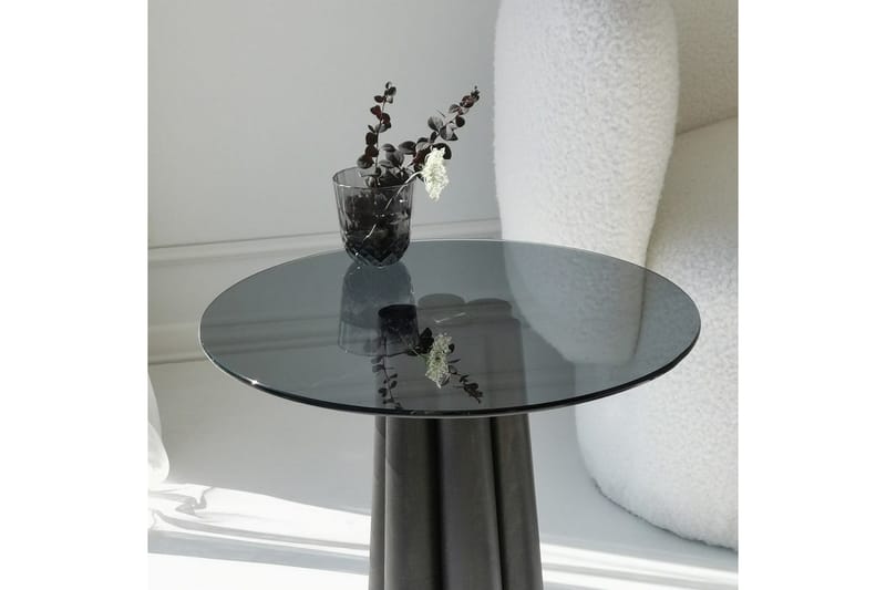 Novera Sofabord 50 cm - Kullgrå/Svart - Møbler - Bord - Sofabord & salongbord