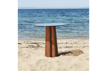 Novera Stuebord 50 cm - Bronse/Valnøtt - Møbler - Bord - Sofabord & salongbord