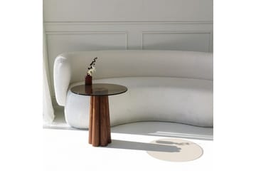 Novera Stuebord 50 cm - Bronse/Valnøtt - Møbler - Bord - Sofabord & salongbord