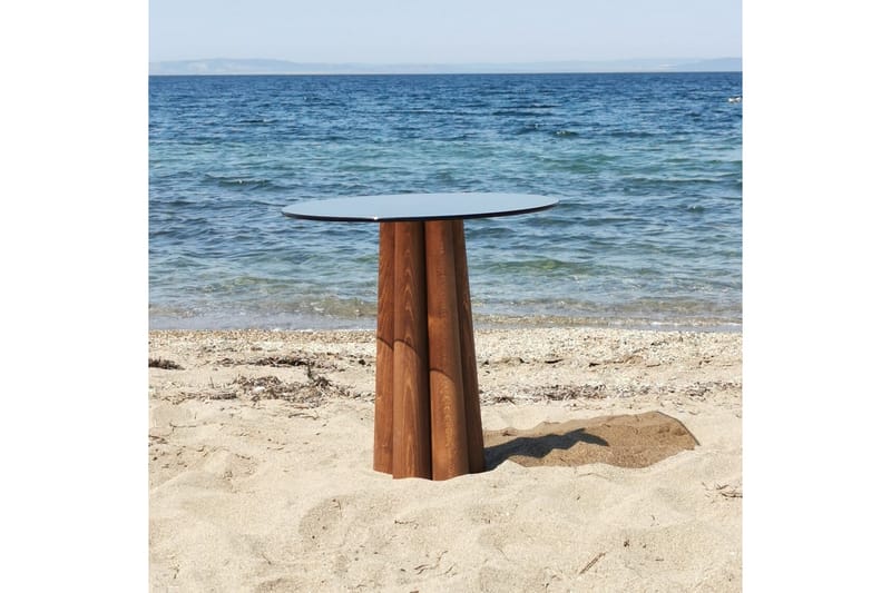 Novera Stuebord 50 cm - Bronse/Valnøtt - Møbler - Bord - Sofabord & salongbord