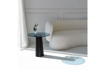 Novera Stuebord 50 cm - Sort/Blå - Møbler - Bord - Sofabord & salongbord