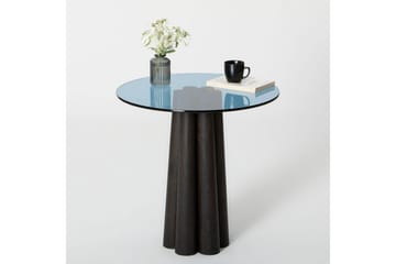 Novera Stuebord 50 cm - Sort/Blå - Møbler - Bord - Sofabord & salongbord