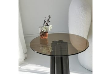 Novera Stuebord 50 cm - Sort/Bronse - Møbler - Bord - Sofabord & salongbord