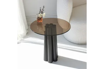 Novera Stuebord 50 cm - Sort/Bronse - Møbler - Bord - Sofabord & salongbord