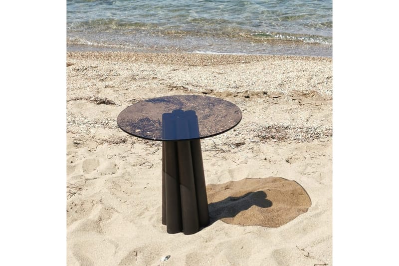 Novera Stuebord 50 cm - Sort/Bronse - Møbler - Bord - Sofabord & salongbord