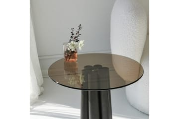 Novera Stuebord 50 cm - Sort/Bronse - Møbler - Bord - Sofabord & salongbord