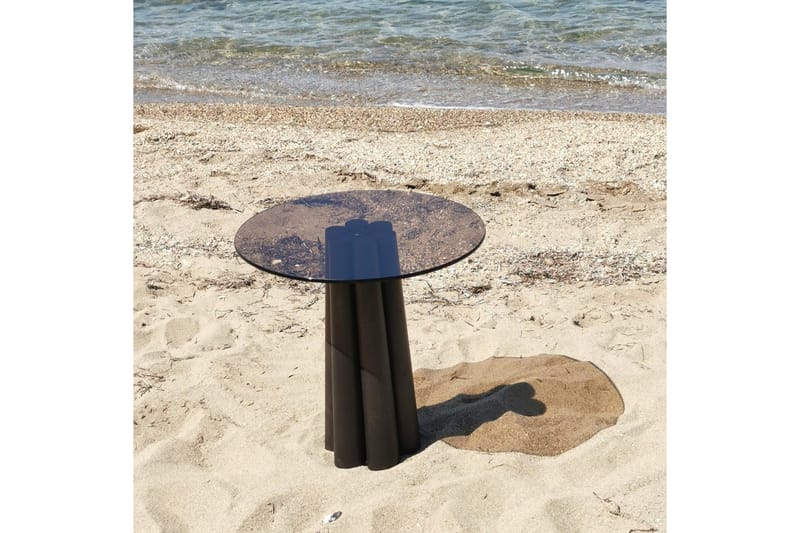 Novera Stuebord 50 cm - Sort/Bronse - Møbler - Bord - Sofabord & salongbord