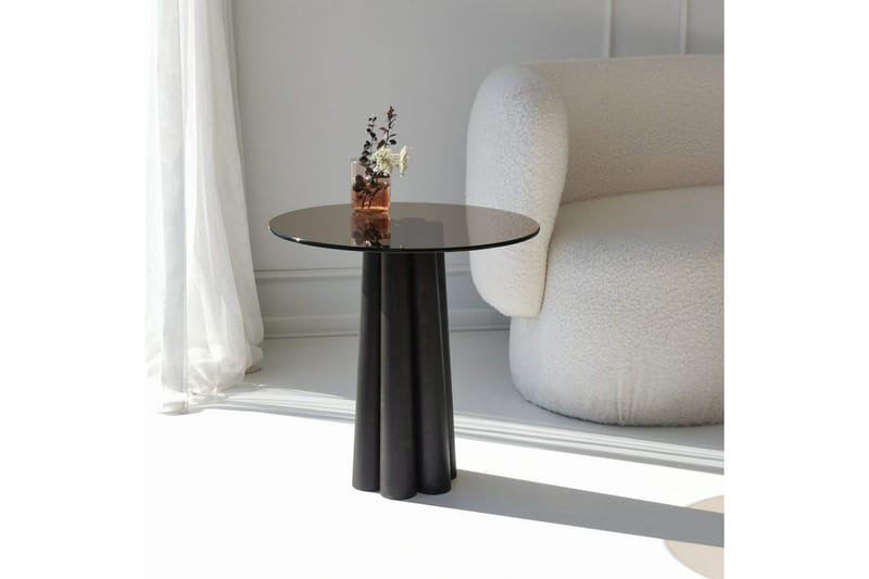 Novera Stuebord 50 cm - Sort/Bronse - Møbler - Bord - Sofabord & salongbord