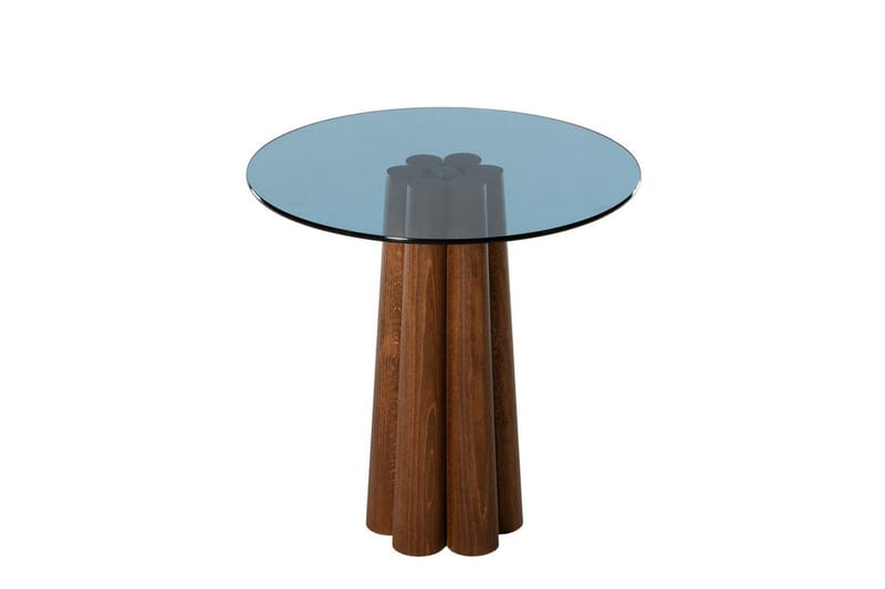 Novera Stuebord 50 cm, Valnøtt/Blå