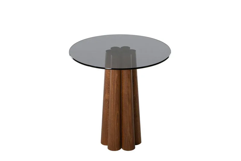 Novera Stuebord 50 cm, Valnøtt/Mørkegrå