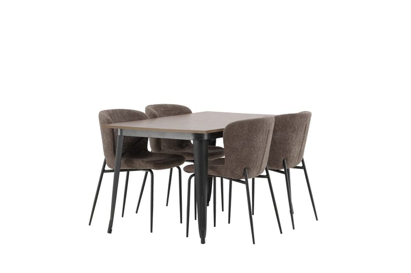 Ochovi spisebord 140 cm med 4 Modesto spisestoler - Møbler - Bord - Spisegruppe