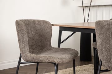 Ochovi spisebord 140 cm med 4 Modesto spisestoler - Møbler - Bord - Spisegruppe
