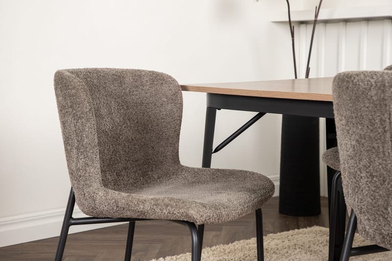 Ochovi spisebord 140 cm med 4 Modesto spisestoler - Møbler - Bord - Spisegruppe