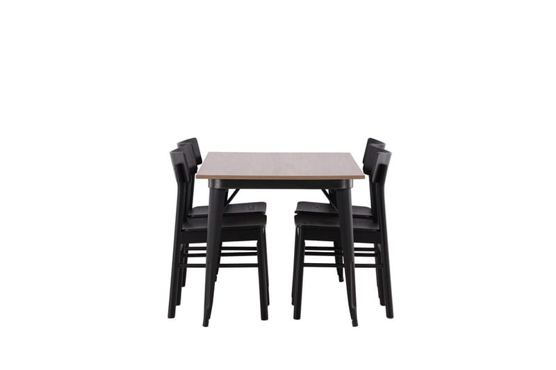 Ochovi spisebord 140 cm med 4 Montros spisestoler - Møbler - Bord - Spisegruppe