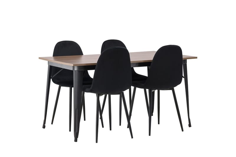 Ochovi spisebord 140 cm med 4 Polar kjøkkenstoler - Møbler - Bord - Spisegruppe
