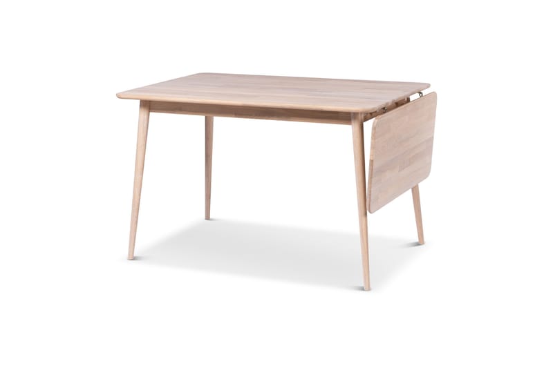 Odense Uttrekkbart Spisebord 120-160 cm for 4 personer i heltre, Natur
