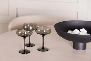 Olivia Matgruppe 110 cm Rund med 4 Modesto Stoler - Whitewash - Møbler - Bord - Spisegruppe