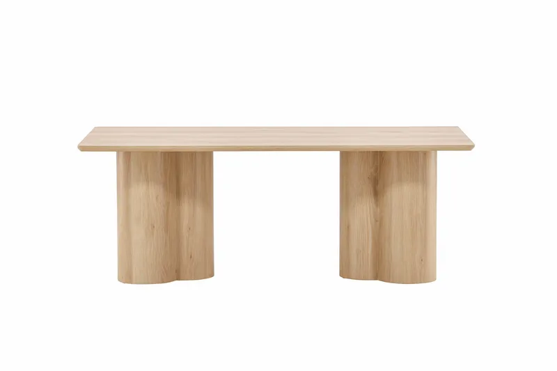 Olivia Rektangulært Sofabord i Lyst Tre - Beige - Møbler - Bord - Sofabord & salongbord
