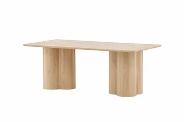 Olivia Rektangulært Sofabord i Lyst Tre - Beige - Møbler - Bord - Sofabord & salongbord