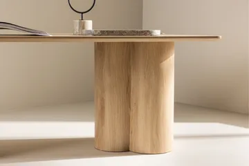 Olivia Rektangulært Sofabord i Lyst Tre - Beige - Møbler - Bord - Sofabord & salongbord