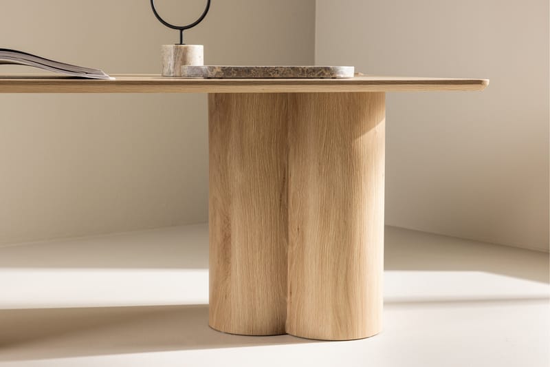 Olivia Rektangulært Sofabord i Lyst Tre - Beige - Møbler - Bord - Sofabord & salongbord