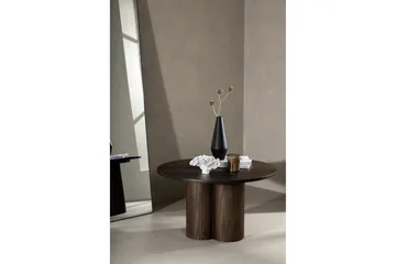 Olivia Sofabord 80 cm Rundt - Brun - Møbler - Bord - Spisebord & kjøkkenbord