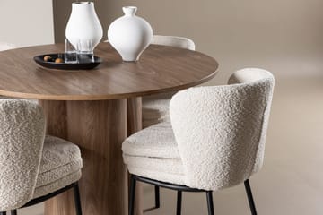 Olivia spisebord 110 cm med 4 Agnes spisestoler - Møbler - Bord - Spisegruppe