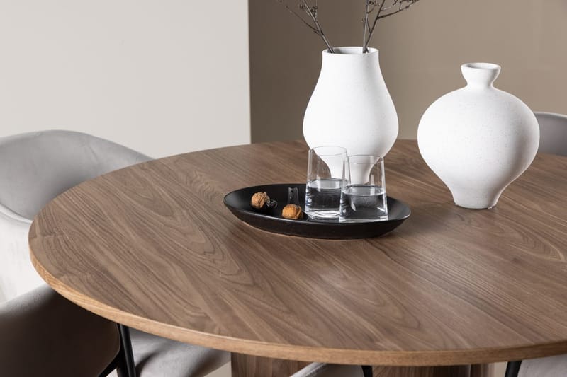 Olivia Spisebord 110 cm med 4 Evelina Armstoler - Møbler - Bord - Spisegruppe