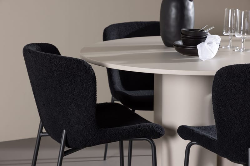 Olivia Spisebord 110 cm med 4 Modesto Spisestoler - Møbler - Bord - Spisegruppe