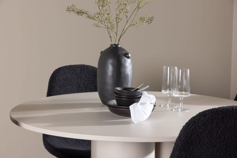 Olivia Spisebord 110 cm med 4 Polar Spisestoler - Møbler - Bord - Spisegruppe