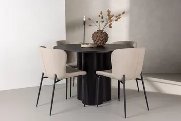 Svart - Svart|Beige