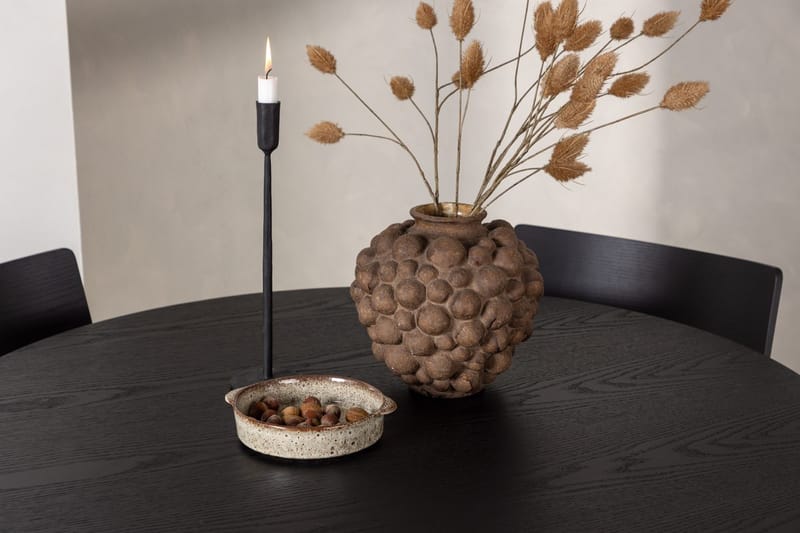 Olivia spisebord 110 cm rundt med 4 Montros spisestoler - Møbler - Bord - Spisegruppe