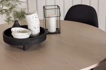 Olivia Spisegruppe 110 cm Rund med 4 Polar Stoler - Whitewash - Møbler - Bord - Spisegruppe
