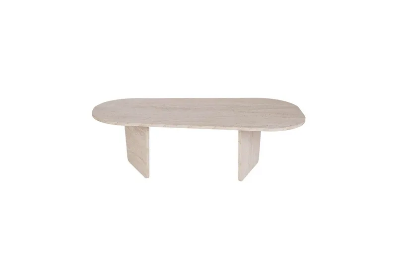 Omari Sofabord 130 cm - Beige - Møbler - Bord - Sofabord & salongbord