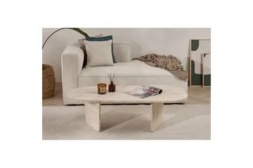 Omari Sofabord 130 cm - Beige - Møbler - Bord - Sofabord & salongbord