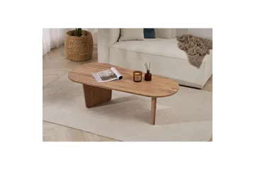 Omari Sofabord 130 cm - Brun - Møbler - Bord - Sofabord & salongbord