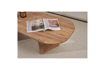 Omari Sofabord 130 cm - Brun - Møbler - Bord - Sofabord & salongbord