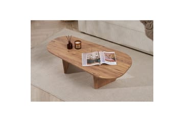 Omari Sofabord 130 cm - Brun - Møbler - Bord - Sofabord & salongbord