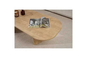 Omari Sofabord 130 cm - Eik - Møbler - Bord - Sofabord & salongbord
