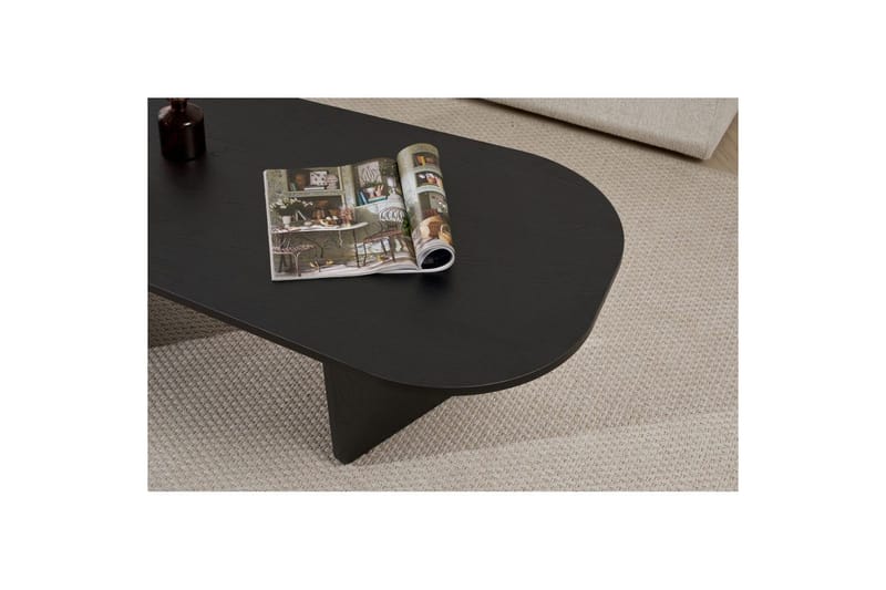 Omari Sofabord 130 cm - Svart - Møbler - Bord - Sofabord & salongbord