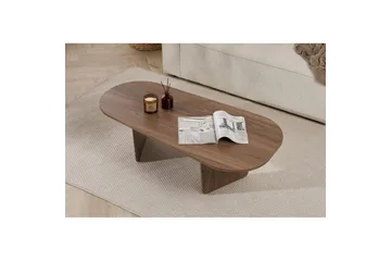 Omari Sofabord 130 cm - Valnøtt - Møbler - Bord - Sofabord & salongbord