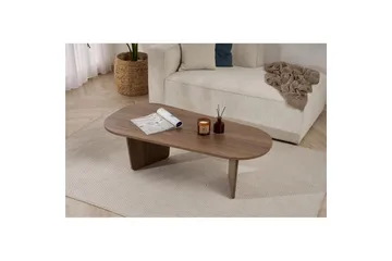 Omari Sofabord 130 cm - Valnøtt - Møbler - Bord - Sofabord & salongbord