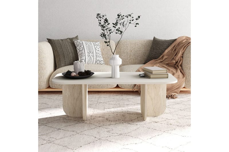 Orin Sofabord 120 cm - Beige - Møbler - Bord - Sofabord & salongbord