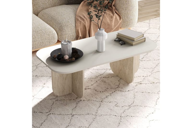 Orin Sofabord 120 cm - Beige - Møbler - Bord - Sofabord & salongbord