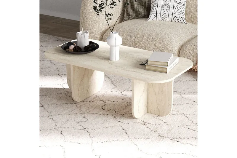 Orin Sofabord 120 cm - Beige - Møbler - Bord - Sofabord & salongbord