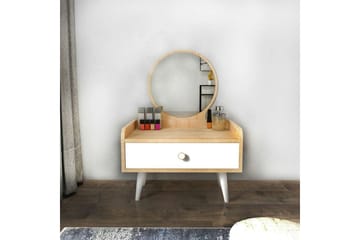 Orlinor Sminkebord 60 cm - Hvit/Blå - Møbler - Bord - Sminkebord & toalettbord