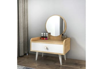 Orlinor Sminkebord 60 cm - Hvit/Blå - Møbler - Bord - Sminkebord & toalettbord