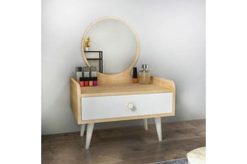 Orlinor Sminkebord 60 cm - Hvit/Blå - Møbler - Bord - Sminkebord & toalettbord